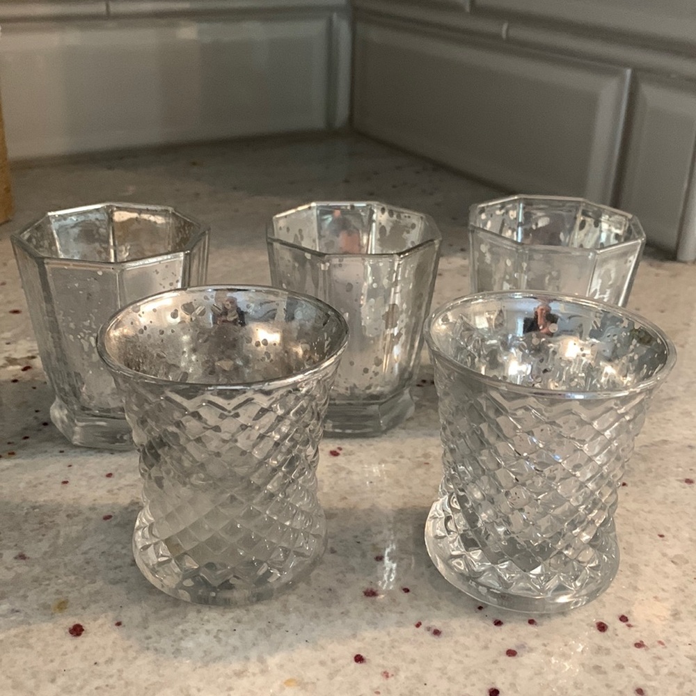 Mercury Glass Tea Lights